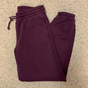 TNA purple cozy sweats